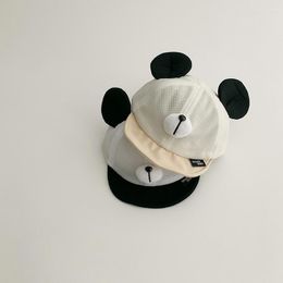 Berets Baby Hat Summer Korean Version Cartoon Mesh Mouse Kids Shade Cap Duck Caps Infant Baseball Breathable Snapback Hats