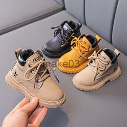 Boots Boots for Girls Boys Toddlers Children Shoes Autumn Fashion Kids Casual Short Boot Nonslip Leather Ankle Booties Running Shoes J230816