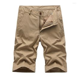 Men's Shorts 2023 Men Casual Cotton Solid Colour Man Summer Short Pants Size 30-38