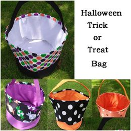 Gift Wrap 100Pcs/Lot Personalise Halloween Bucket Kids Trick Or Treat Storage Bag Pumpkin Basket Candy Bags 2021 Drop Delivery Home Dhplf