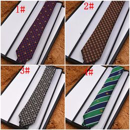 high quality 100% silk mans tie fashion with gift box 7 cm classic edition men's casual Neck Ties fast ship241G