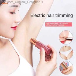 Portable mini electric facial hair remover painless facial hair removal new bikini trimmer rechargeable female facial hair removal device Z230817