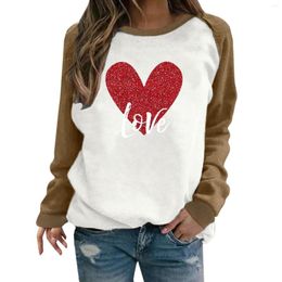 Women's Hoodies Valentines Day Womens Casual Long Sleeve Sweatshirt For Women Zip Up Pullover Tops