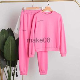 Women's Two Piece Pants 2023 New Casual ONeck 100 Cotton 2Piece Sportswear Unisex LongSleeved Sweatshirt And Shorts Sportswear Ladies Suit J230816