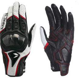 Five Fingers Gloves Breathable Leather Motorcycle Racing Mens Motocross RST390 391 Guantes Moto Rekawice Motocyklowe 230816