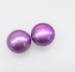 Stud Earrings Freshwater Pearl 7-8mm 11-12mm Wholesale Beads FPPJ Nature White/pink/black/blue/green