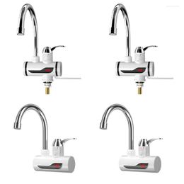 Kitchen Faucets Electric Cold Mixer Tap 3000W Instant Heating Faucet 360 Degree Rotation Tankless Water Heater Digital For Bathroom