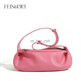 Hobo black shoulder bag women summer designer hobo shoulder bag 2023 new white pink green HKD230817