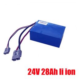 Rechargeable 720 watt 24 volt 30AH battery pack 24v 28ah lithium ion battery + charger