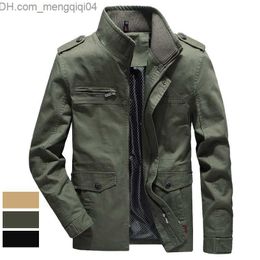 Men's Jackets Men's jacket Military 2023 Winter clothing Air Force pilot clothing jacket Casual tactical fashion men's standing collar jacket Z230817