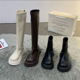 Dress Shoe's boots fashion platform women Ankle y2k Japanese Korean JK Lolita kawaii college girls high chelsea 230816