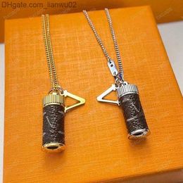 Pendant Necklaces Designer Pillar Box Pendant Necklaces For Women Men Luxurys Designers Flower Necklaces Mens Choker Fashion Jewellery With Box Z230817