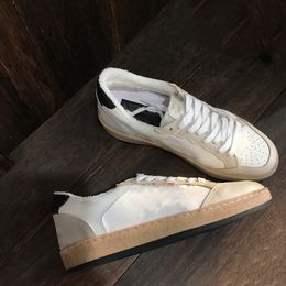 Luxe Designer Shoes Golden Ball Star tênis Itália Classic White Do Old Dirty Star Sneakers Casual Mulheres Man Sapatos 4ebu W43G
