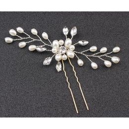 Headbands Jewelrycrystal Pearl Pins For Sier Colour Bridal Aessories Fashion Women Clips Many Hair Jewellery Drop Delivery 2021 Hairjewel Dhes6