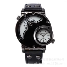 Wristwatches Fashion Men's Watch Dual Time Zone Personality Sports Shi Ying