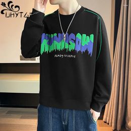 Men's Hoodies UHYTGF 2023 In & Sweatshirts Men's Long Sleeved Spring Autumn Hoody Male Casual Sweatshirt Letter Print Tops 4XL 259