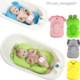Bathing Tubs Seats Cute Animal Portable Baby Shower Mat Non slip Baby Bathtub Mat Baby Bathtub Mat Z230817