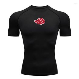 Men's T Shirts The Short Sleeve T-Shirt Summer Breathable Quick Dry Sports Top Bodybuilding Track Suit Compression Shirt Fitness Men