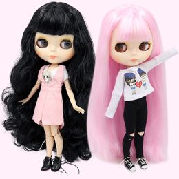 Dolls ICY DBS blyth doll 16 bjd toy joint body white skin shiny matte face 30cm on sale special price gift anime 230816