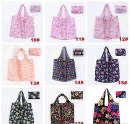 Large Capacity Tote Shopping Bags Waterproof Foldable Reusable Storage Bag Eco Friendly Multi Styles Mixed Wholesale LL