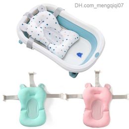 Bathing Tubs Seats Baby bathtub soft bathtub cushion newborn bathtub seat support cushion foldable baby anti-skid comfortable body cushion bathtub pillow Z230817