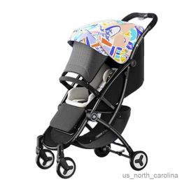 Strollers# BabyStroller Can Sit Lie Ultra-Light Portable Fold High Landscape Shock Absorption One Piece Of the Car Removed Disassembly Mesh R230817