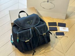 Fashion Backpack Black Nylon High Quality Luxury Handbag Women School Bag Slightly Waterproof Shoulder Bags Backpack
