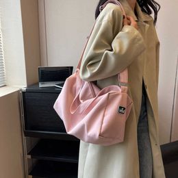 Shoulder Bags Versatile Ins Crossbody Bag for Women New Fashion Tote Solid Casual Underarm Bag Large Capacity Pillow