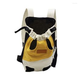 Dog Carrier Dogs Go Out Shoulders Portable Pet Supplies And Cats Small Medium-sized Carry Chest Backpack