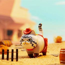 Blind box Actoys Cat Bell Ollection Series 2 Box Surprise Original Action Figure Cartoon Model Gift Toys Collection 230816