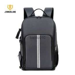Camera bag accessories JINNUOLANG High End Drone Backpacks Durable Outdoor Waterproof Photographer Backpack With Rain Cover Big Capacity Mochila HKD230817