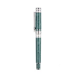 Gel Pens High end BEIFA LAMPO G20 Metal Green Rollerball Pen with 2pcs Refills Luxury Business Office 0 7mm Black Ink Sign Gift Set 230816