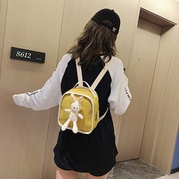 School Bags Children's Bag Simple Rabbit Small Backpack Boys and Girls Baby Wild Student Mini Backpacks for Kawaii 230816
