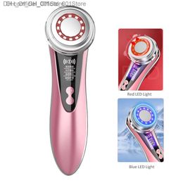 EMS Facial Enhancement Facial Massager Galvanised Ion+/- Skin Cleaning Equipment LED Photon Skin Regeneration Home Beauty Equipment Z230817