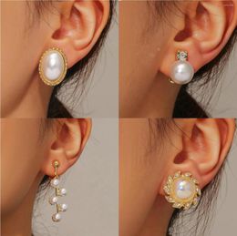 Backs Earrings Baroque Pearl Ear Clip Female Earhole Free Wholesale Premium Earclip