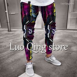 Men's Pants Spring and Autumn Fashion 2023 Japanese Street Style Dirty Resistant Black Bottom Loose Plus Size Sportswear 230816