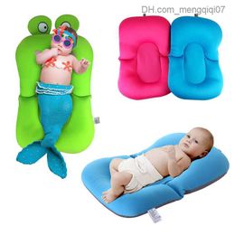 Bathing Tubs Seats Newborn safety bathtub seat support baby bathtub mat anti-skid bathtub mat baby shower mat portable air mat baby bed Z230817