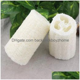 Bath Brushes Sponges Scrubbers 5 Inches Natural Flatten Loofah Dish Cleaning Brush Dishwashing Ball Washing-Up Sponge Shower Tool D Dheu0