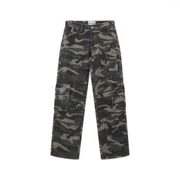 Men's Pants MADEEXTREME Loose Fitting Camouflage Casual Safari Style Streetwear Cargo