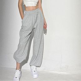 Women's Pants Gray Sweatpants For Women 2023 Autumn Baggy Fashion Oversize Sports Plus Size Harem Trousers Female Joggers Streetwear
