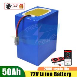 In Stock Li ion Battery 72V 50Ah Built-in 80A BMS 4000W Lithium Ion 72v VRLA Replacement Scooter Motorcycle AGV + 10A Charger