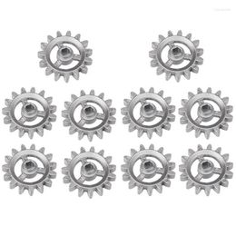 Baking Moulds 10Pcs Barbecue Frame Gear Heat Resistant Accessories Automatic Revolving Mini Hardware Wheel Aluminium