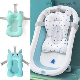 Bathing Tubs Seats Safe portable baby bathtub mat Newborn baby bathtub anti-skid mat Seat floating bathtub mat Shower support mat Z230817