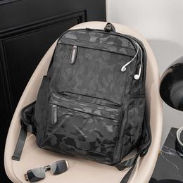 Men's backpack trendy brand minimalist camouflage outdoor sports men's college student computer bag 230817