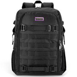 Camera bag accessories Stylish Camera Bag Large Capacity DSLR Shoulders Backpack Tactical Outdoor Photography Bag Waterproof Photo Video Travel Case HKD230817