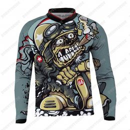 Cycling Shirts Tops Motorcycle Jerseys Moto XC Motorcycle Summer Mountain Bike Motocross Jersey XC BMX DH MTB T Shirt Clothes 230817