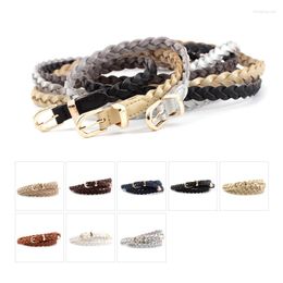 Belts Fashion Knitted Belt For Women Jeans Coats Leather Casual Womens Sweater Dress Accessories Waistband Width 1.2cm