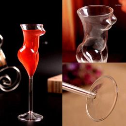 Wine Glasses Creative Cocktail Glass Lady Body Shape Cup Crystal Goblet Champagne Borosilicate Beauty
