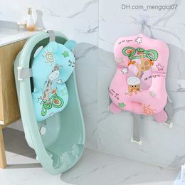 Bathing Tubs Seats Cute universal shower pillow seat safe baby shower support non slip floating shower pad suitable for infants aged 0-12 months Z230817