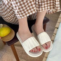 Slipper Platform Slippers Anti-Friction Outdoor Non-Slip Soft Waterproof Sandals Anti-Odor Couple Silent Bathroom Indoor Shoes for Women